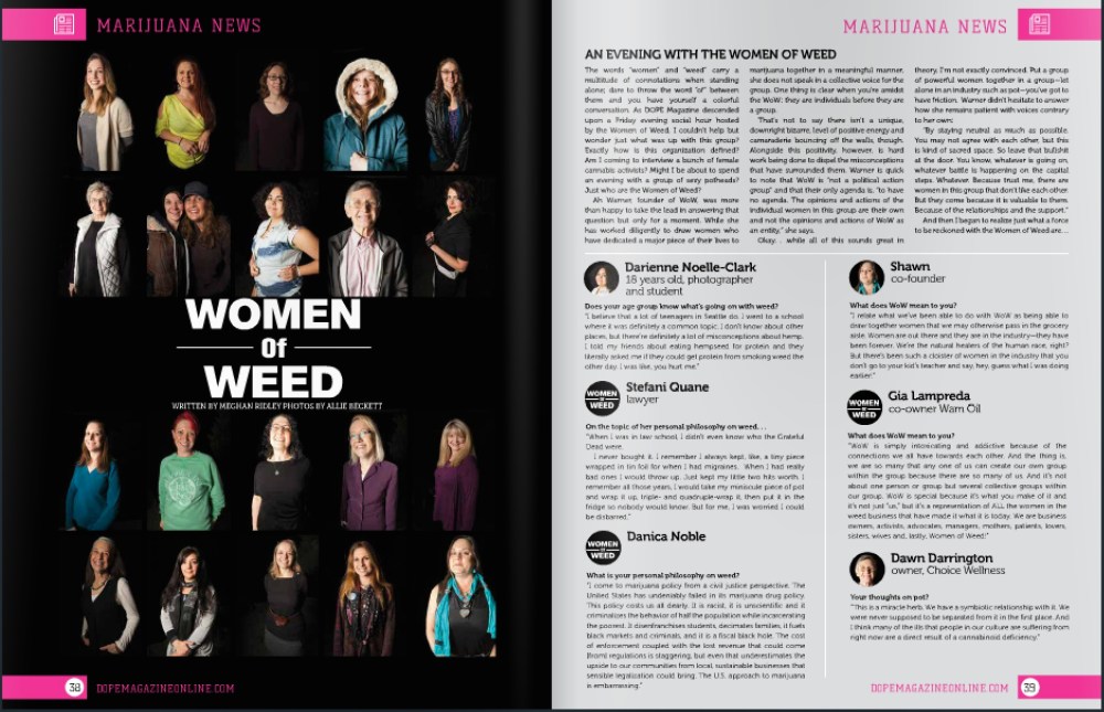 march women of weed